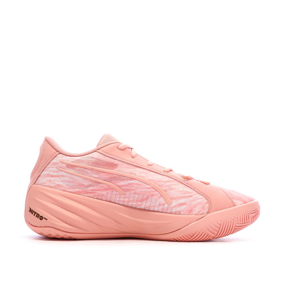 Baloncesto Zapatillas Rosa Hombre Puma All pro Nitro ver 2