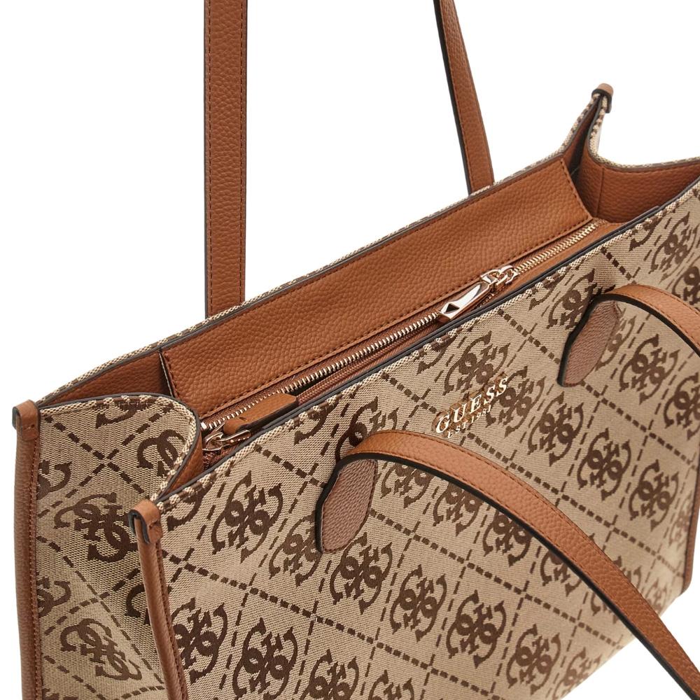 Guess Silvana Women's Brown Handbag Photo of the Espace des Marques %store% store - view of %key%