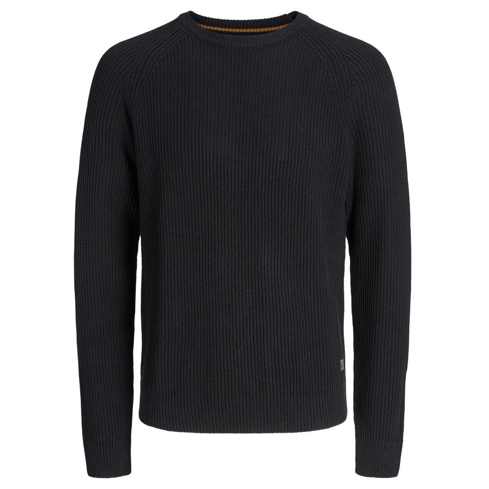 Schwarzer Herren-Strickpullover von Jack & Jones Pannel günstig