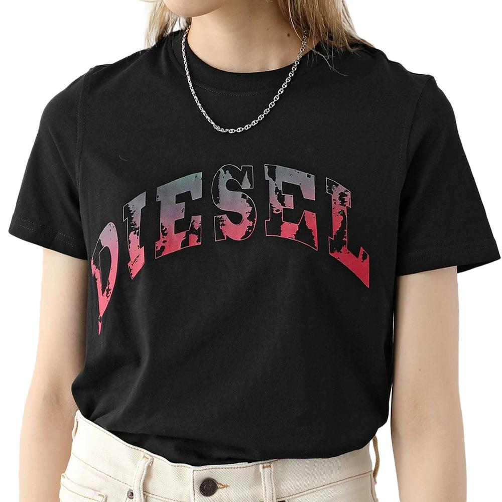 T-Shirt Schwarz Frau Diesel g11 günstig