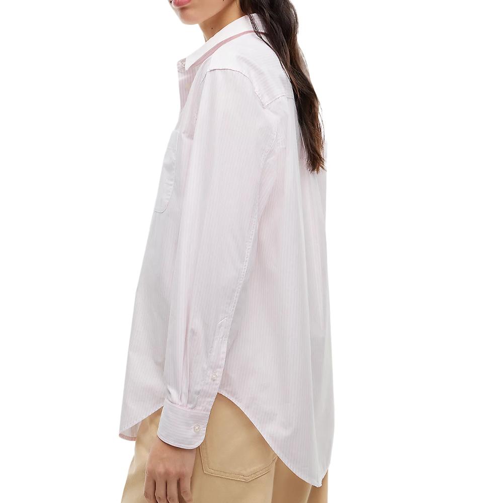 Tommy Hilfiger Essential Sh Women’s White/Pink Shirt Photo of the Espace des Marques %store% store - view of %key%