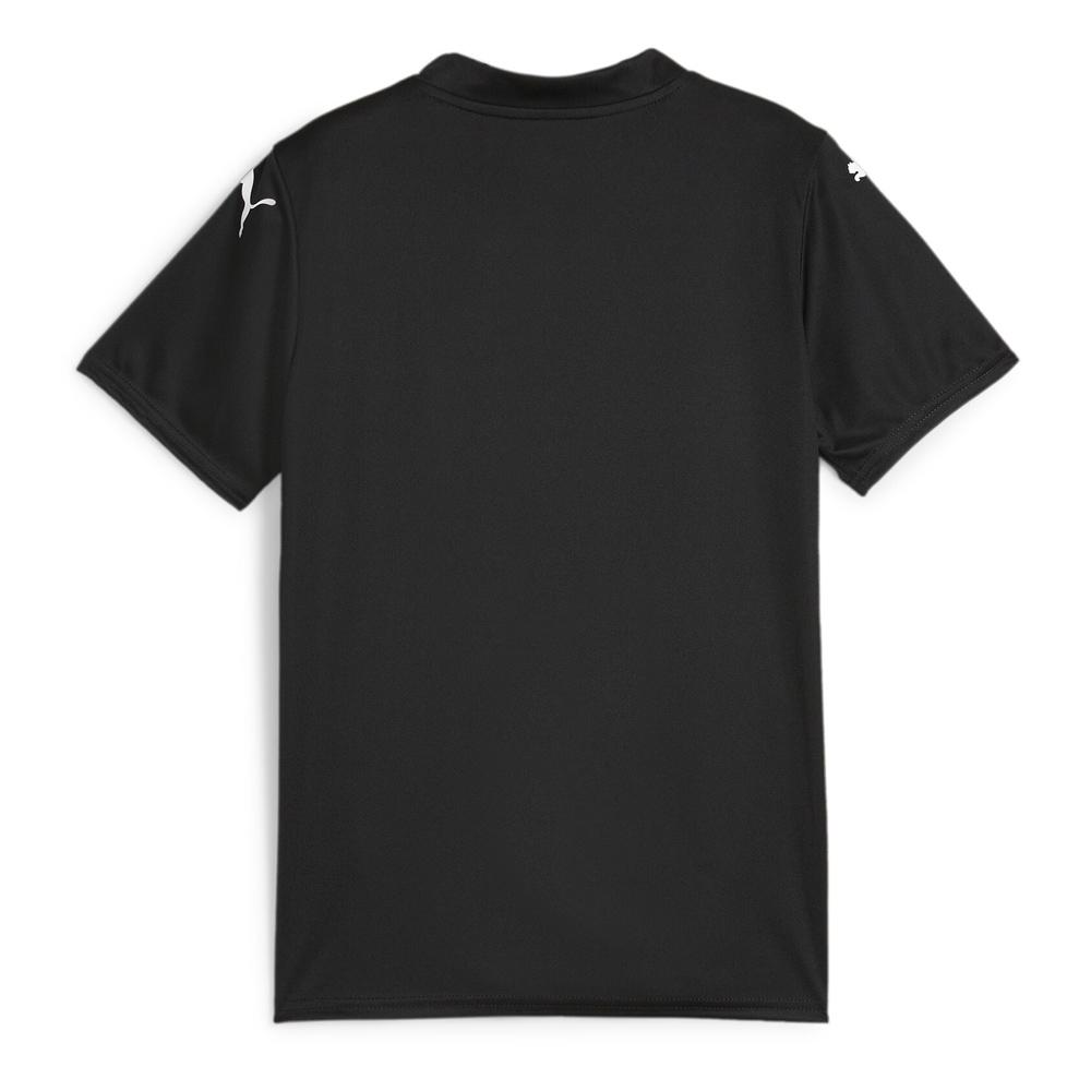Camiseta Puma Teamglory Jersey de fútbol Jr Negro Niño ver 2