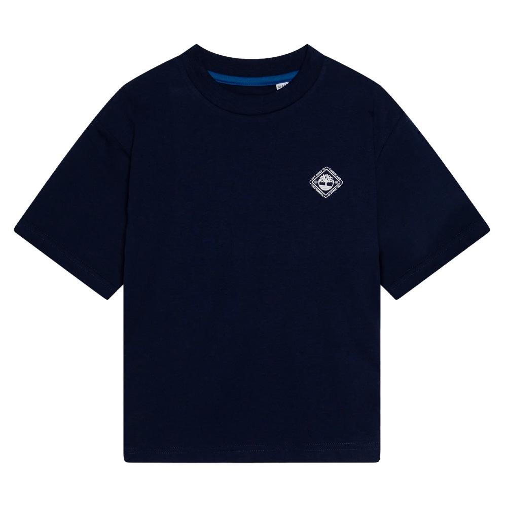 T-Shirt Marine Garçon Timberland T60424 Nectarine pas cher