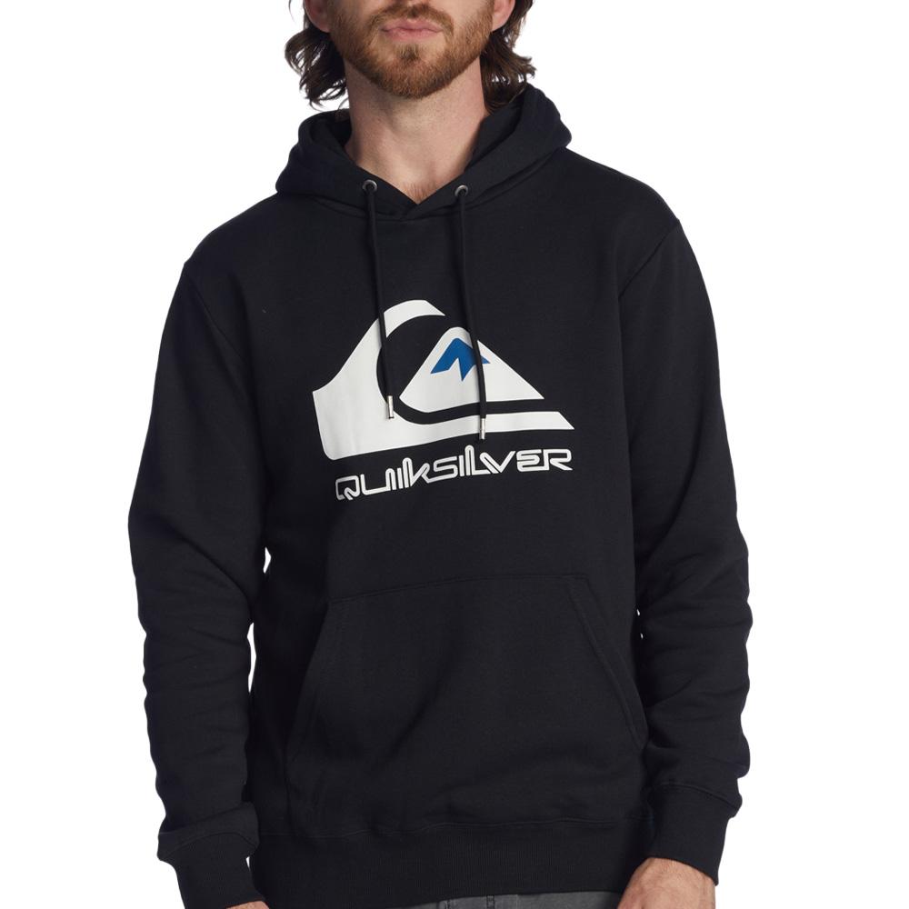Schwarzes Quiksilver Biglogohood-Sweatshirt für Herren günstig