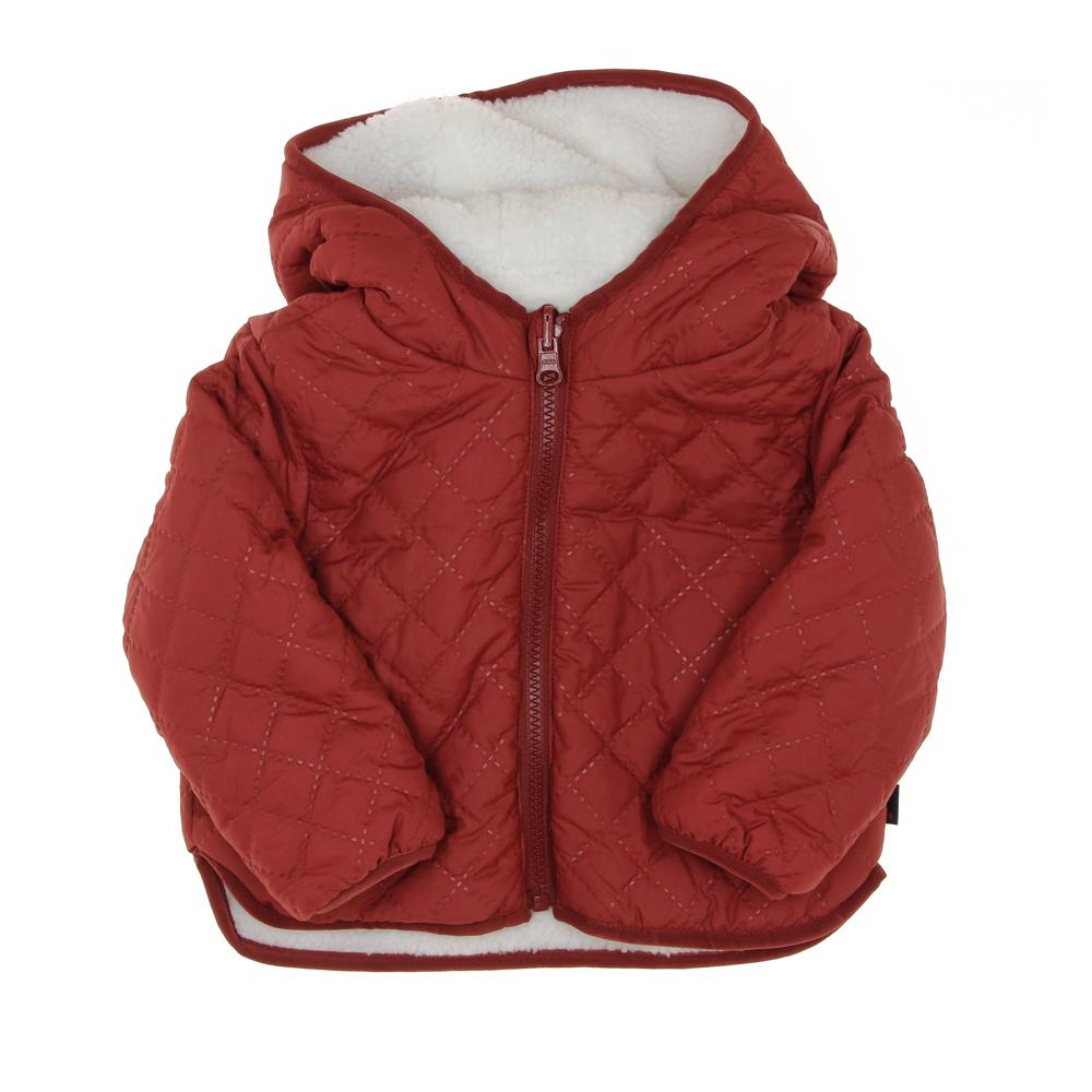 Girl's EOM Xoucil red/Sherpa reversible coat affordable