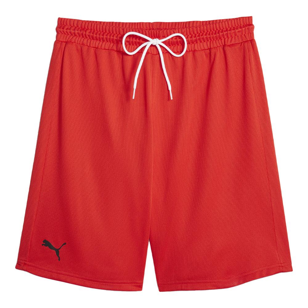 Pantalón Corto Puma Hoops Rojo, Hombre barato