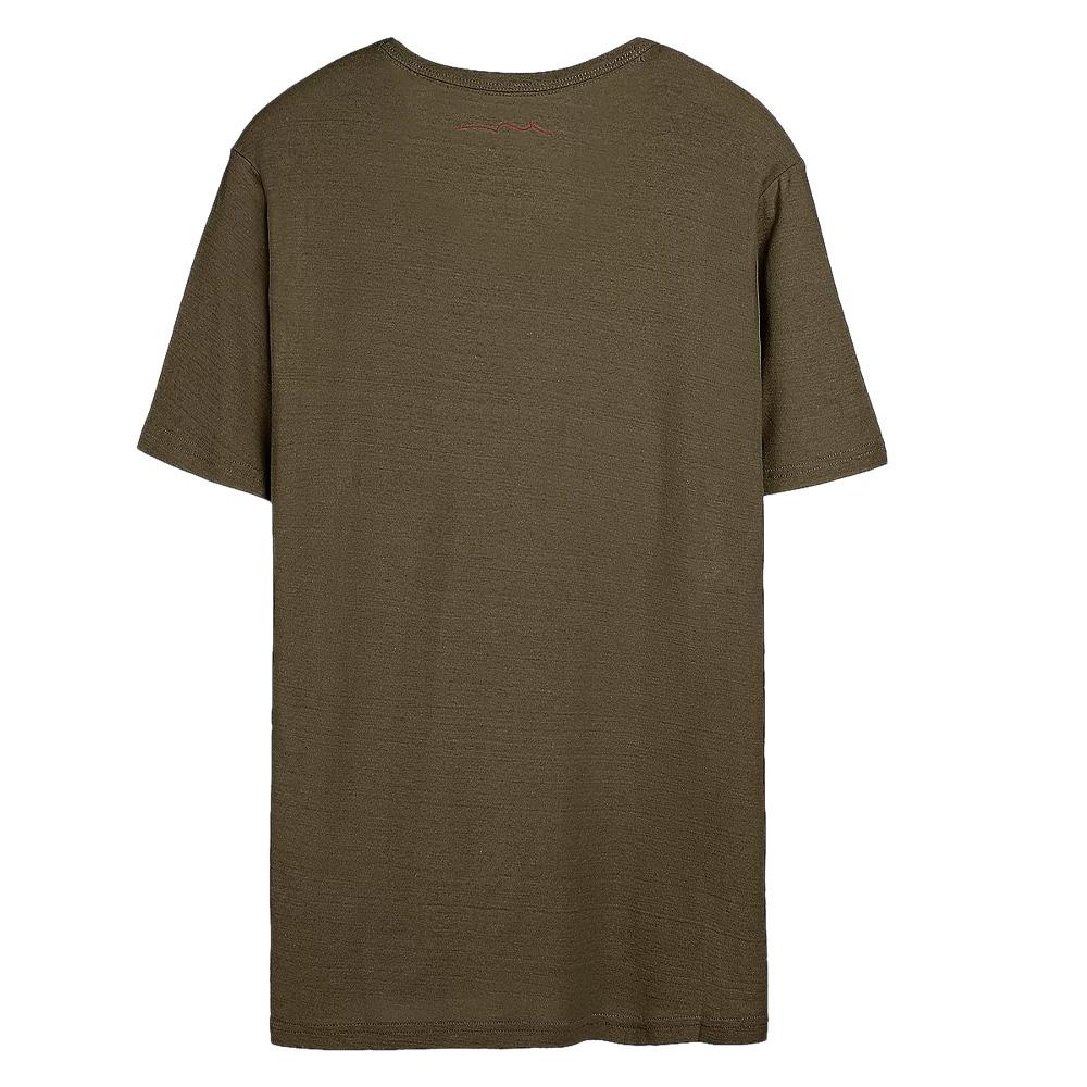 T-Shirt Kaki Homme Teddy Smith Gabriel vue 2