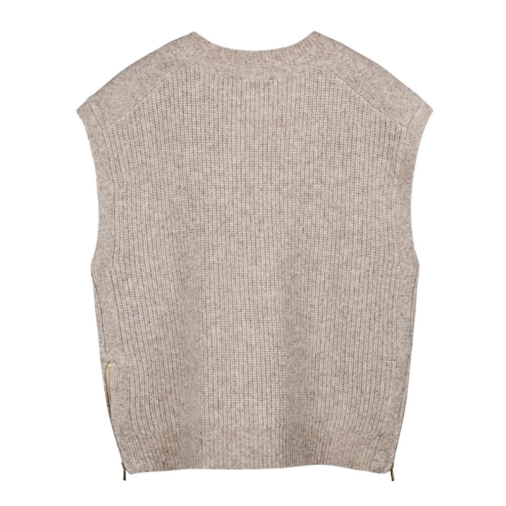 Pull Beige Femme Teddy Smith Milo vue 2