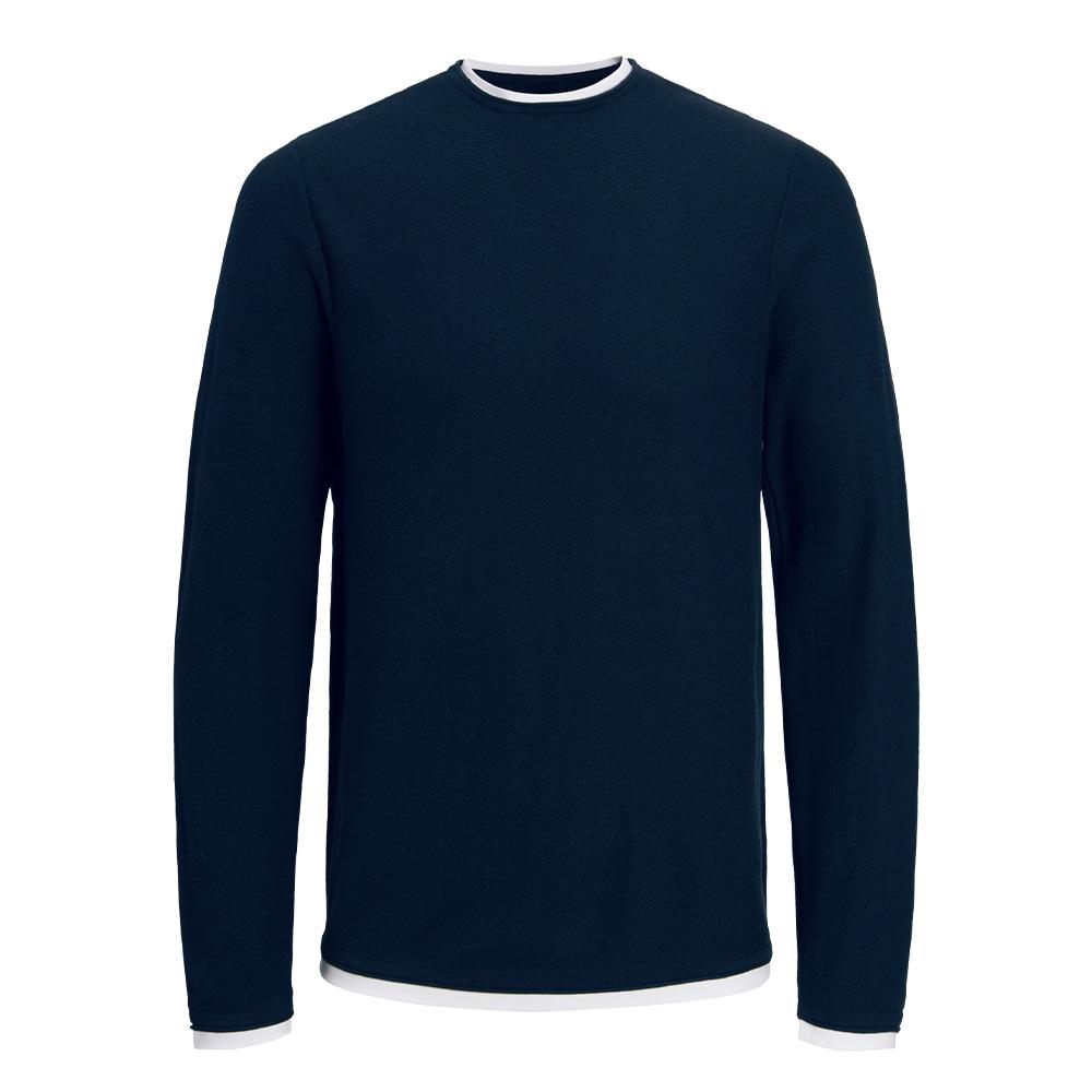 Jack & Jones Twinn Knit Neck Marine Pullover für Jungen Ansicht 2