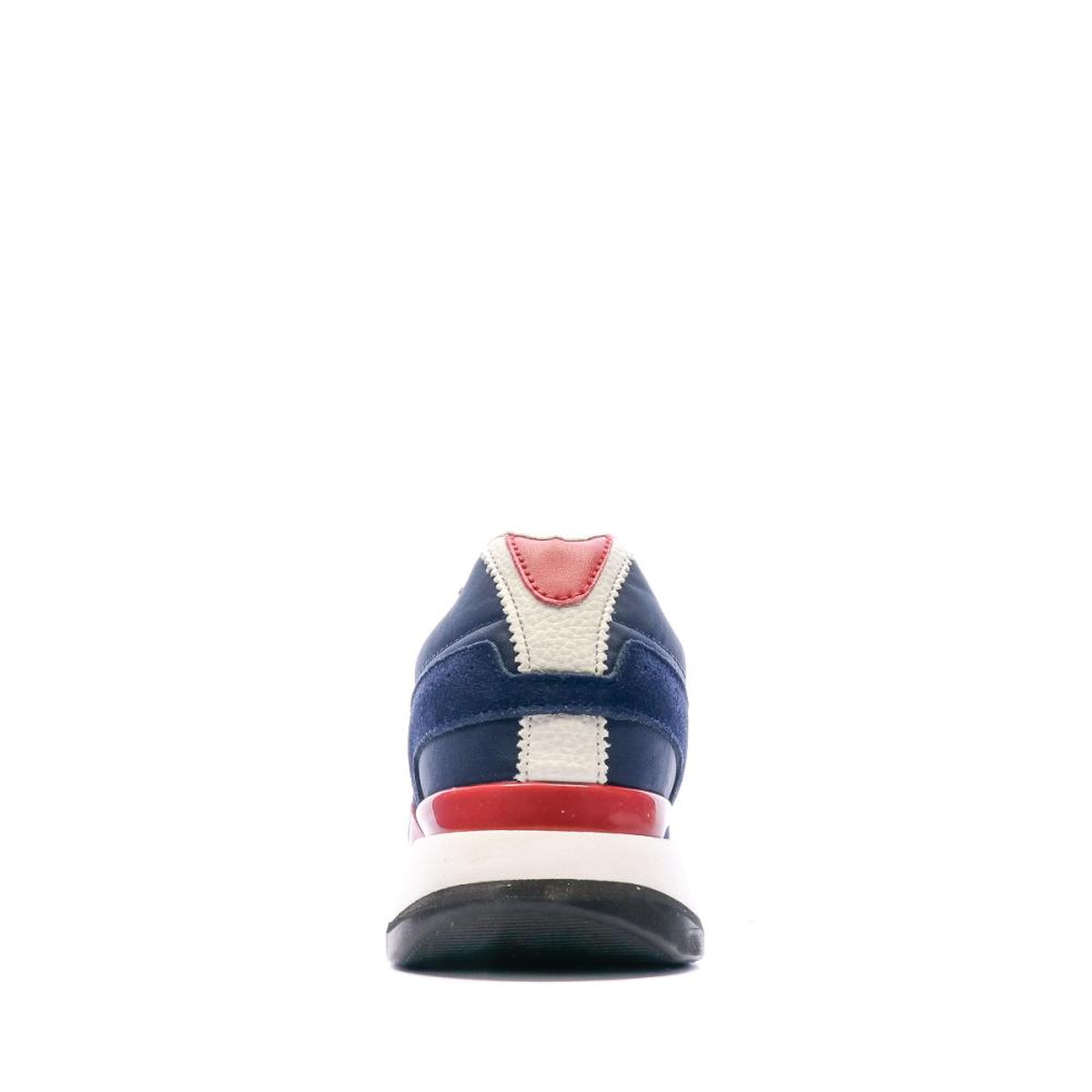 Baskets Marine/Rouge Homme Franklin & Marshall Epsilon Bowl vue 3