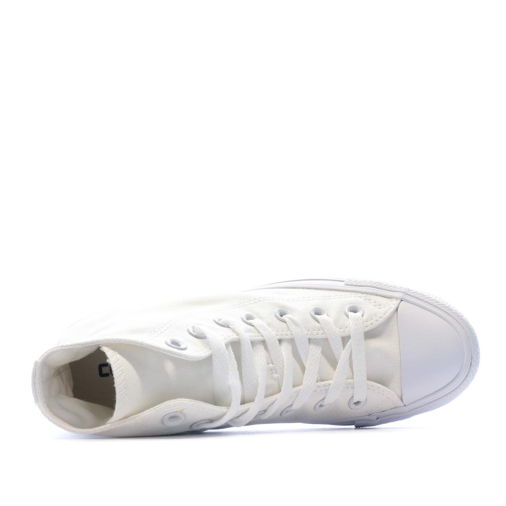 All Star White Women's Converse Hi-Top Sneakers Photo of the Espace des Marques %store% store - view of %key%