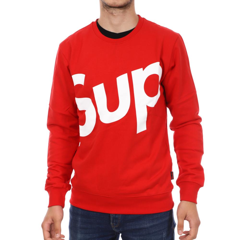 Supreme Grip Classy Men's Red Sweat Top affordable