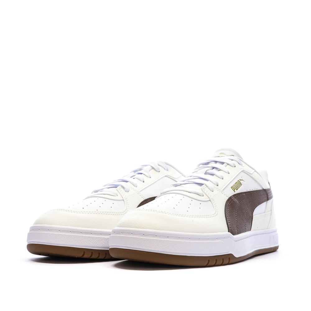 Puma Caven III Herren-Sneaker, Weiß/Dunkelbraun Ansicht 6