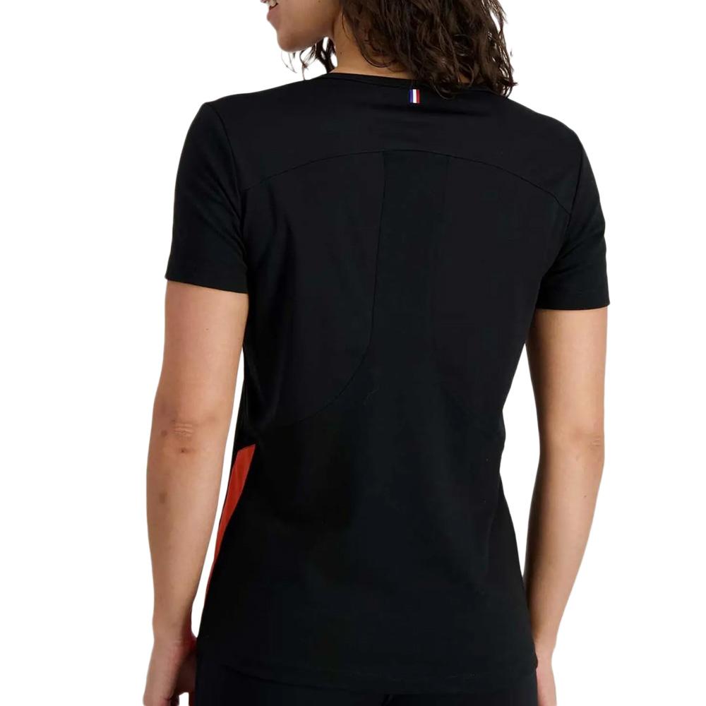 Maillot de entrenamiento Le Coq Sportif negro, mujer ver 2