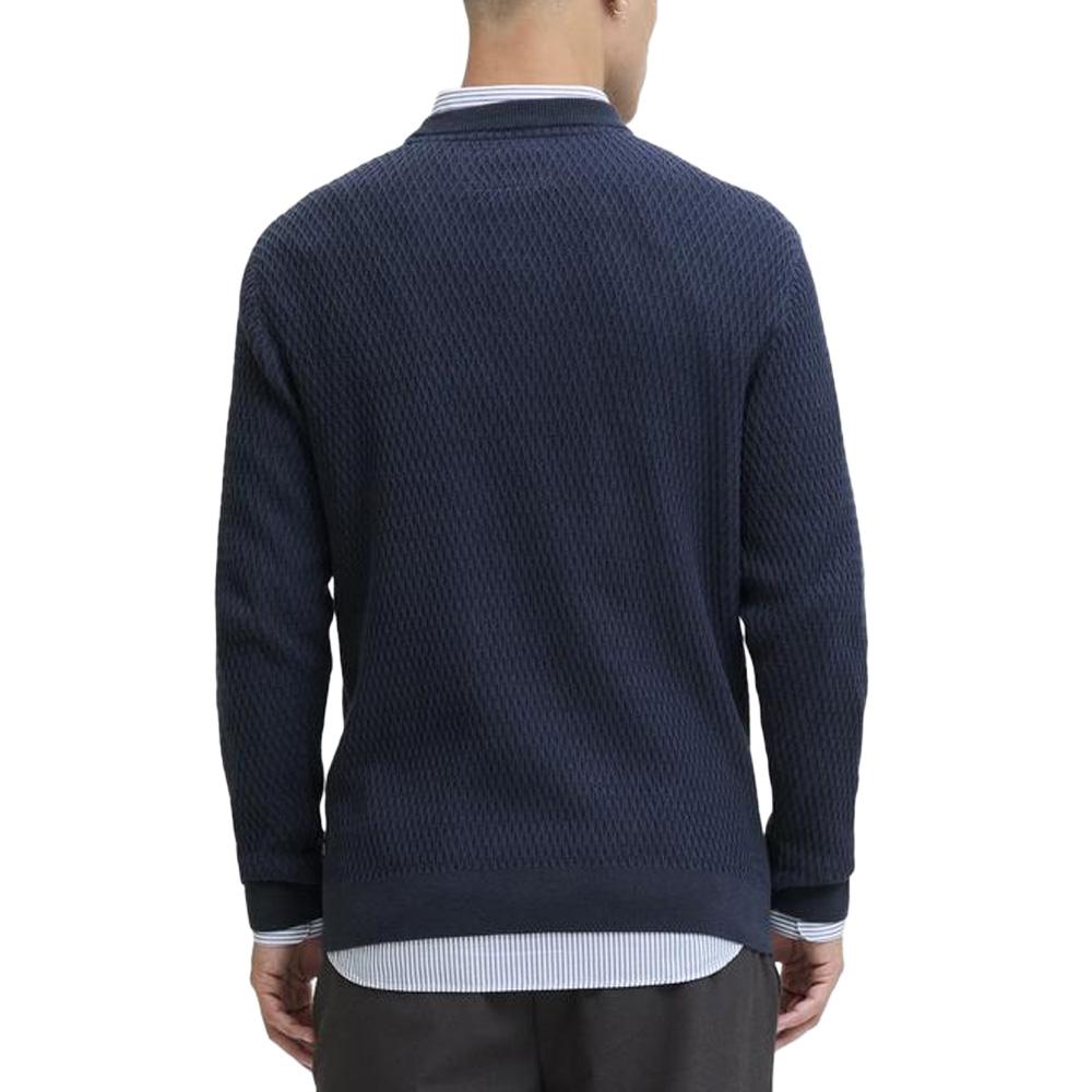 Herrenpullover in Marineblau von Jack & Jones, Modell „Reagan“ Ansicht 2