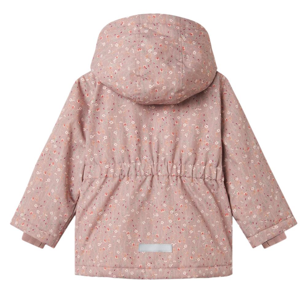 Chaqueta rosa de niña Name it Flowers ver 2