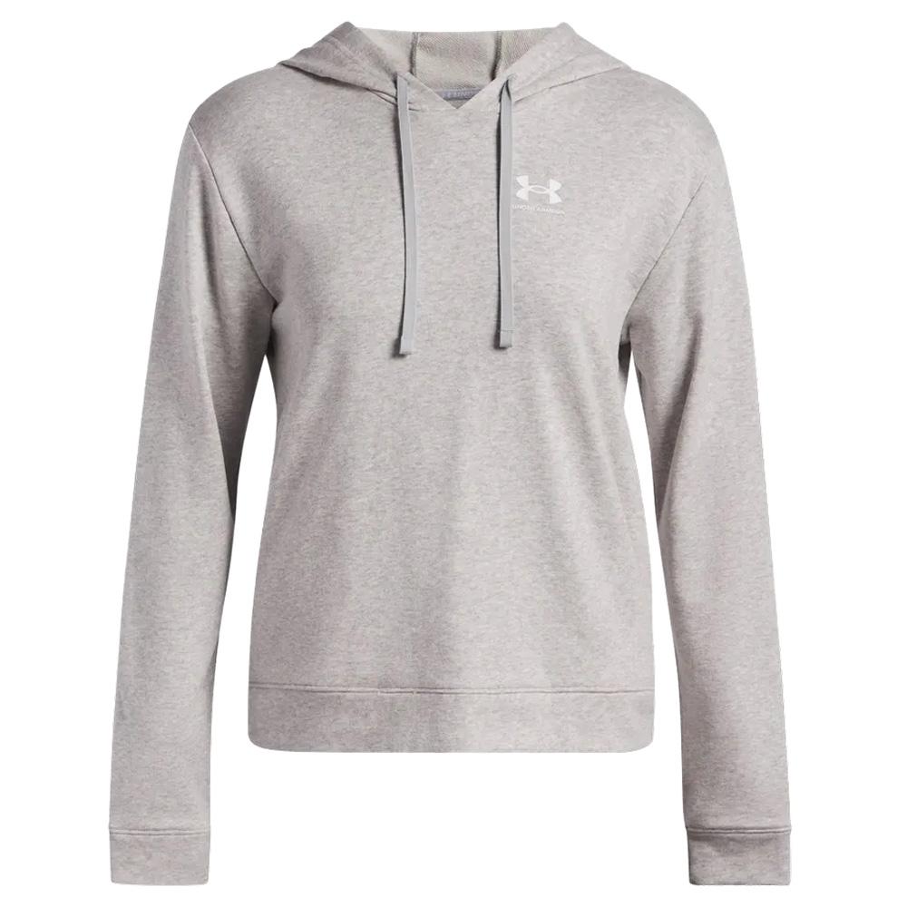 Sudadera gris para hombre Under Armour Rival Terry Hoodie barato