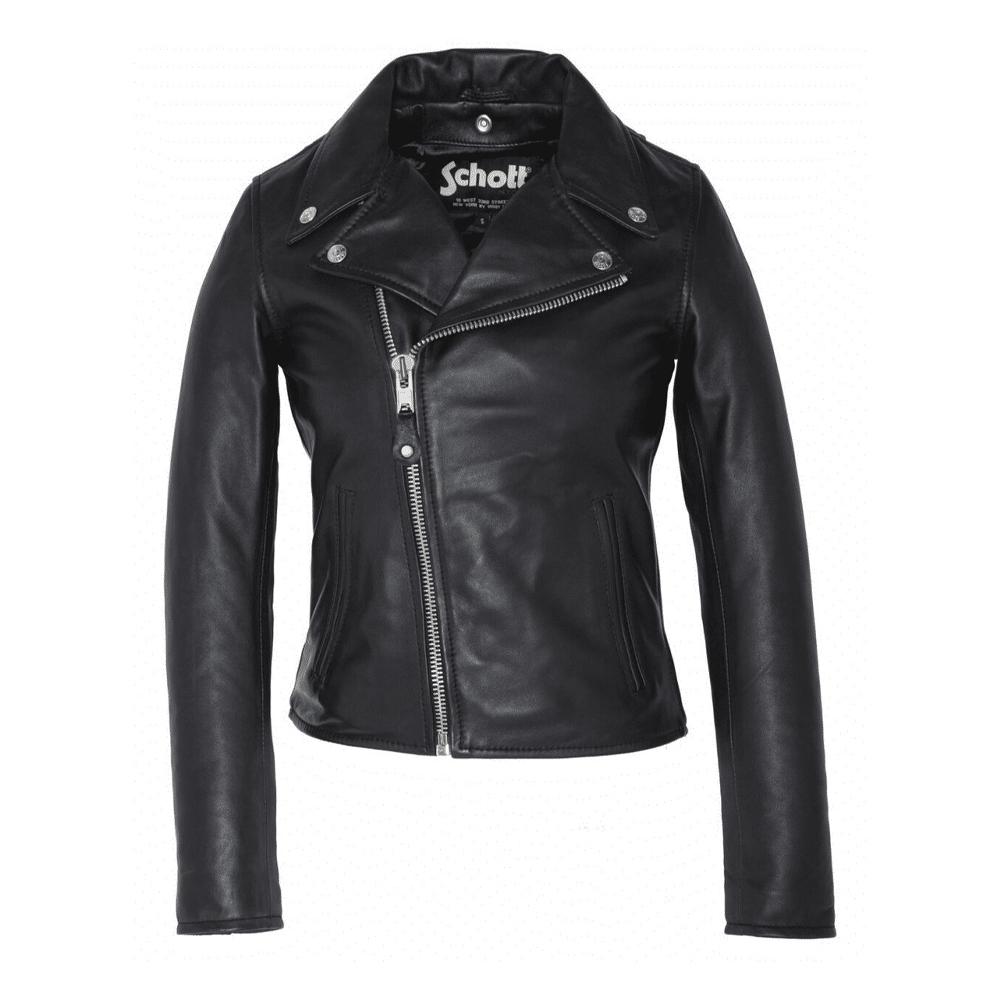 Perfecto Negro Mujer Schott LCW8614 barato
