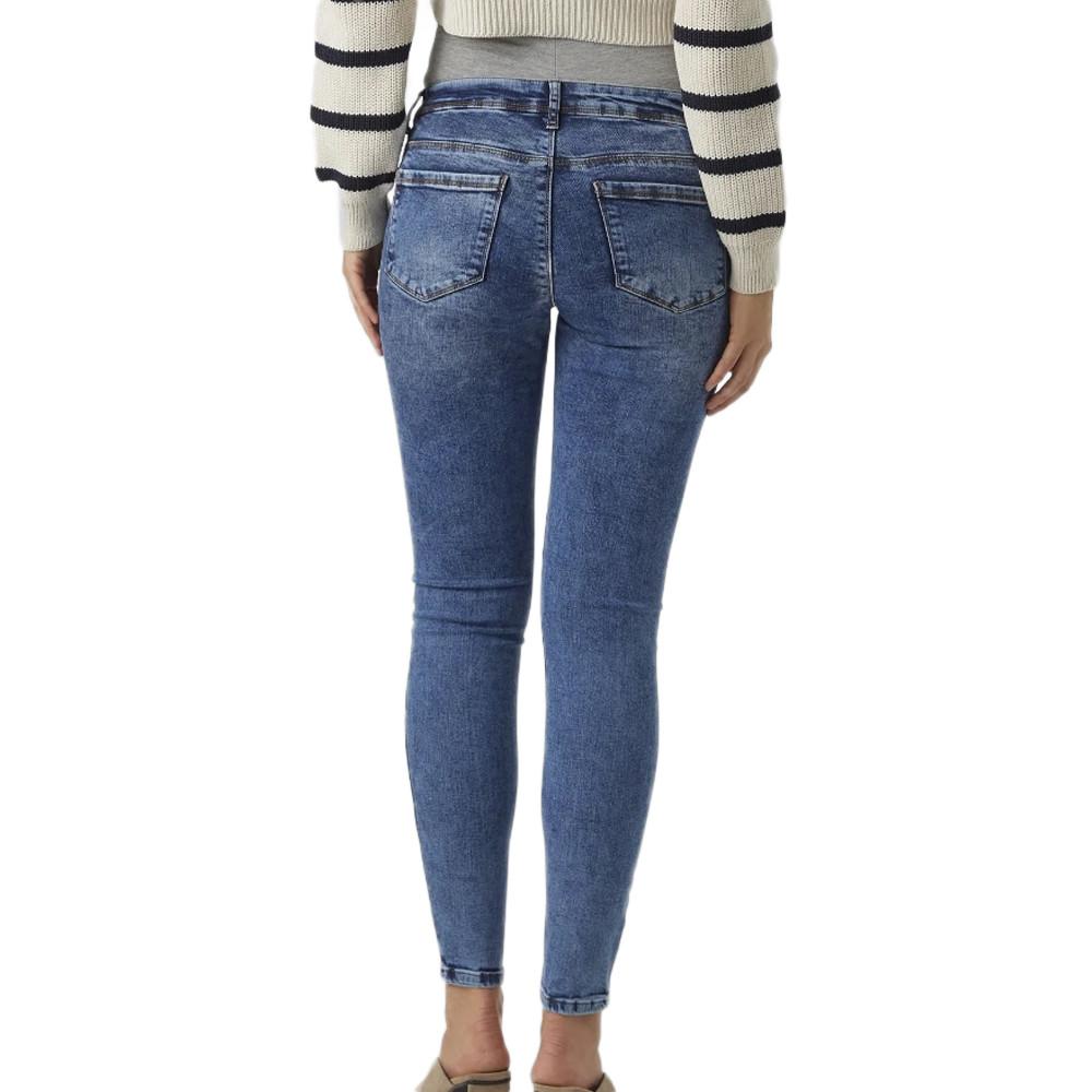 Women's Blue Slim Jeans Mamalicious Roma Photo of the Espace des Marques %store% store - view of %key%