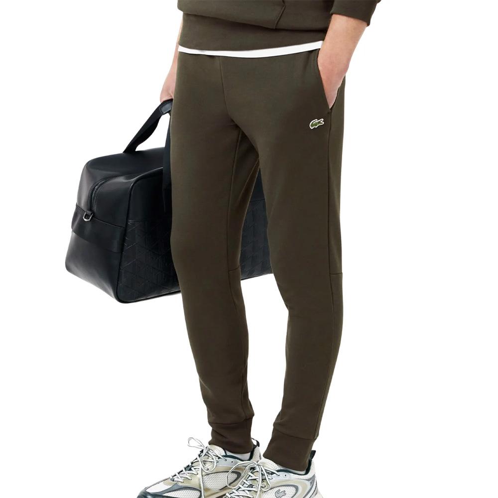 Chándal de jogging caqui para hombre de Lacoste barato
