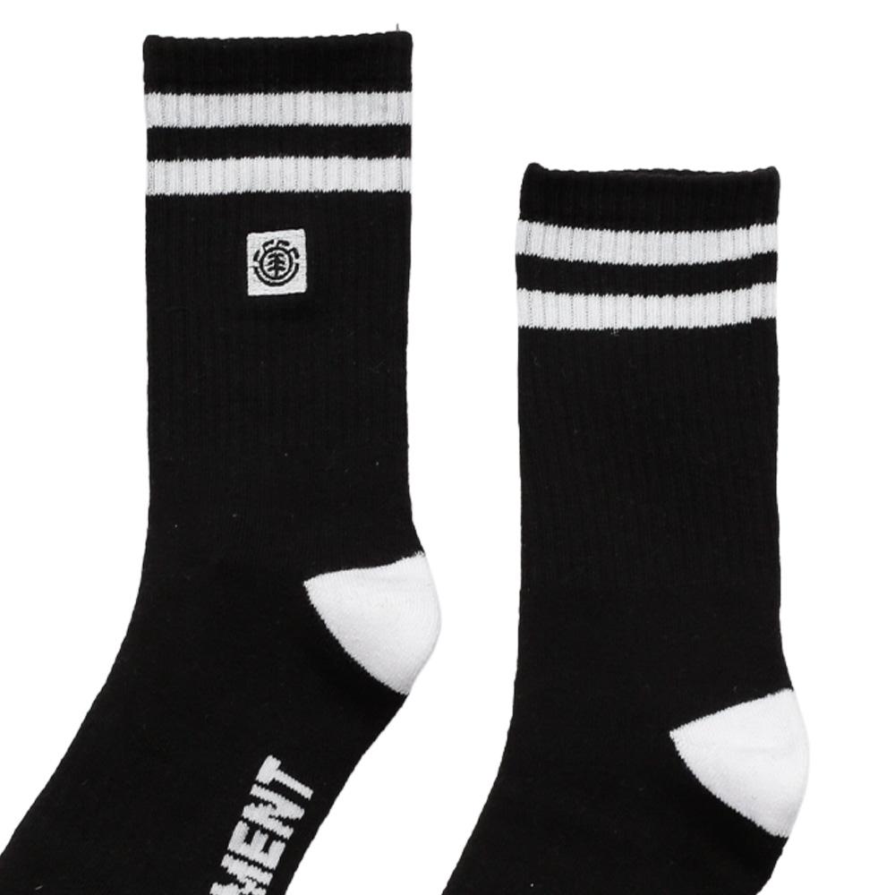 x1 Paar schwarze Herrensocken von Element Clearsight Ansicht 2