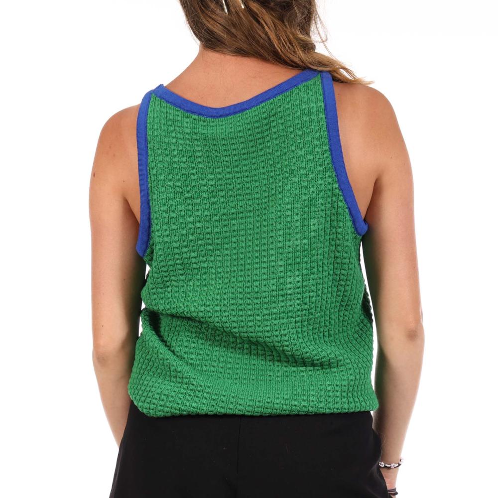 Les Tropéziennes Largo Women’s Green Tank Top Photo of the Espace des Marques %store% store - view of %key%
