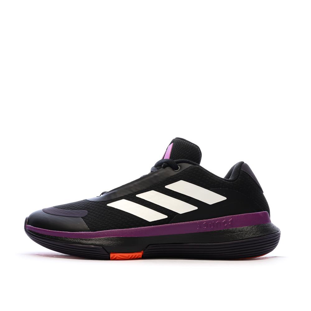 Adidas Bounce Herren Sneakers Schwarz/Violett günstig