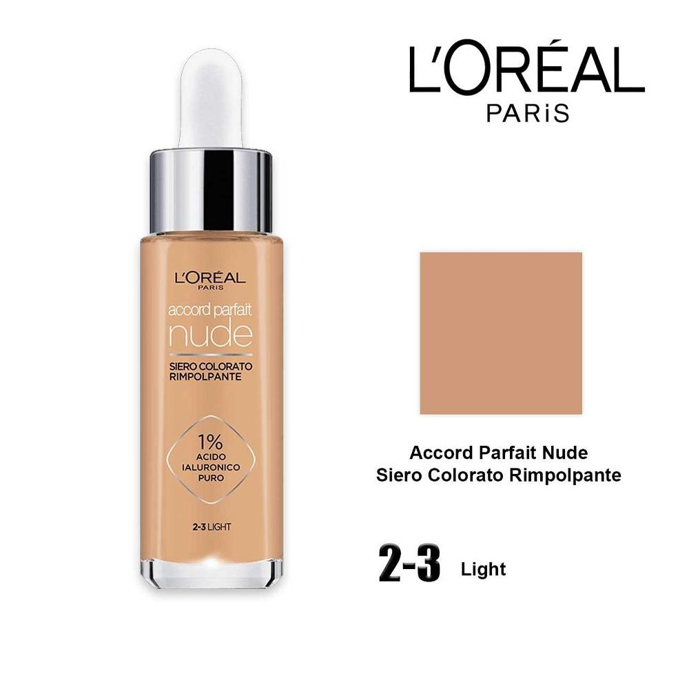 Getöntes, aufpolsterndes Serum von L'Oréal Paris Accord Parfait Nude 2-3 Light Ansicht 2