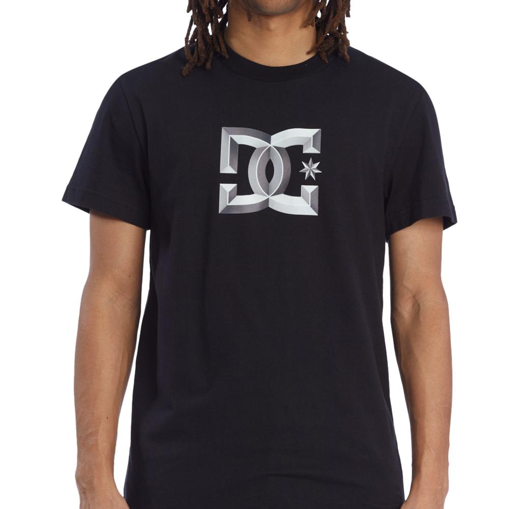 Men’s Black T-Shirt – DC Shoes Star Bevelled affordable