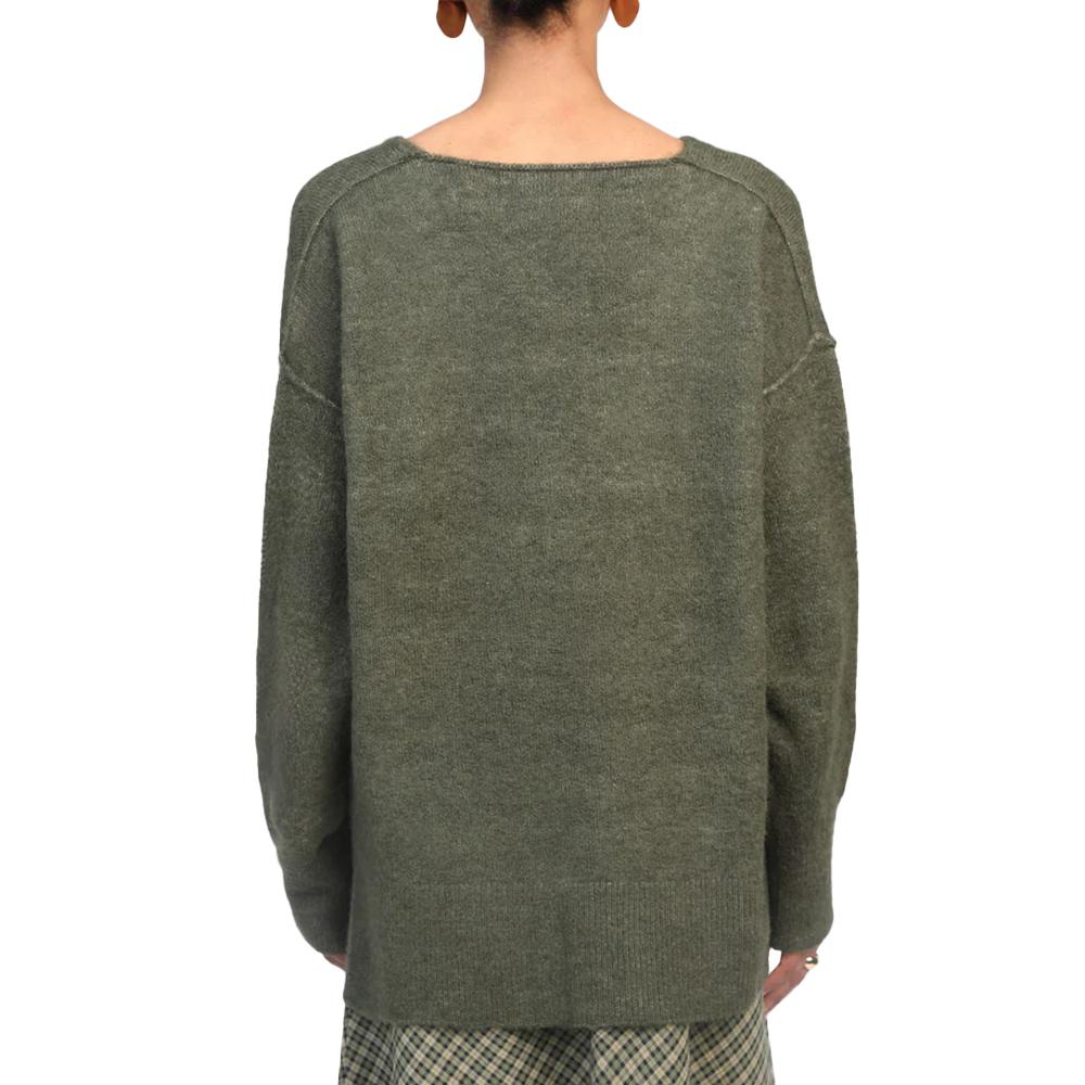 Pull Kaki Femme An'ge Ines vue 2