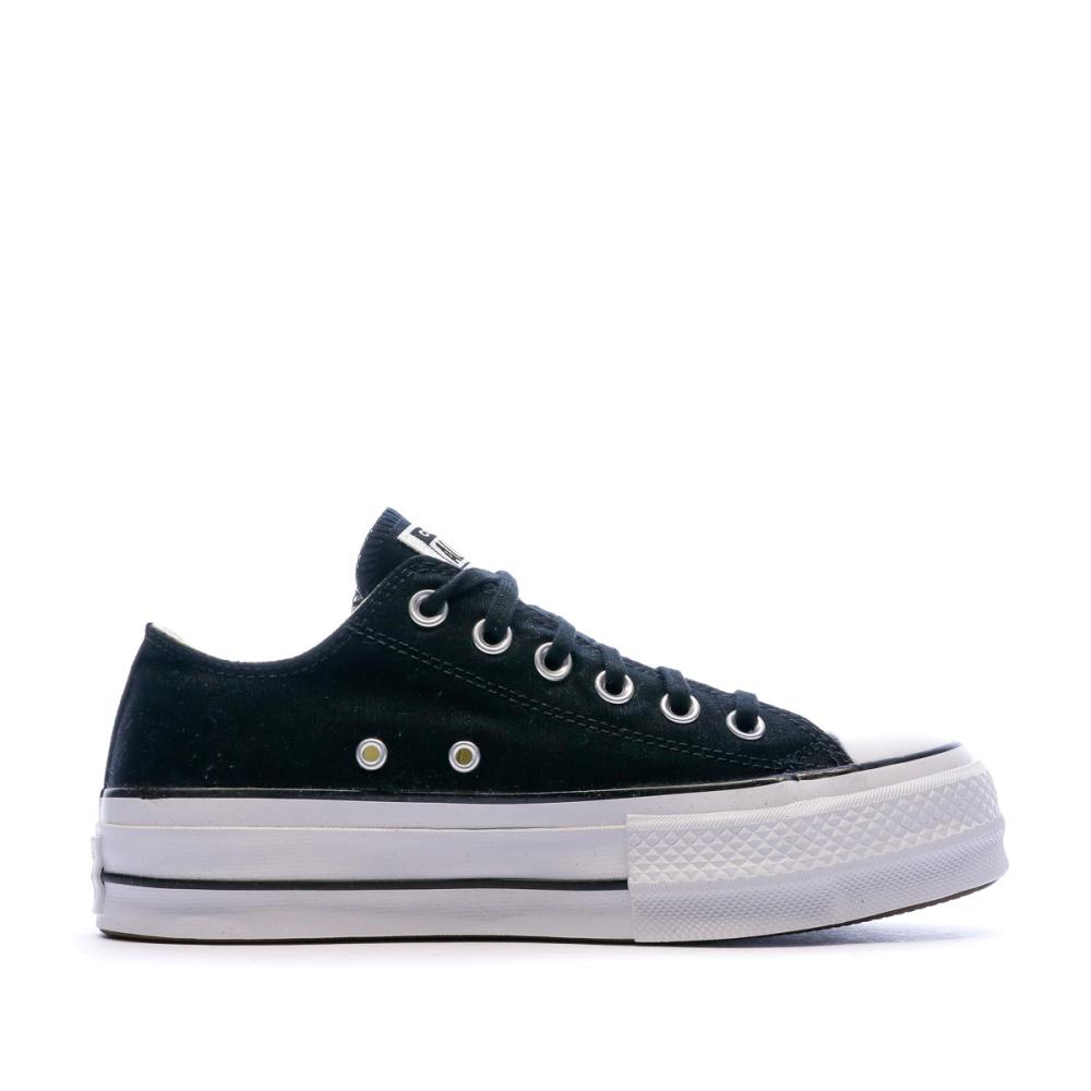 Black Women's Platform Sneakers Converse Ox Photo of the Espace des Marques %store% store - view of %key%