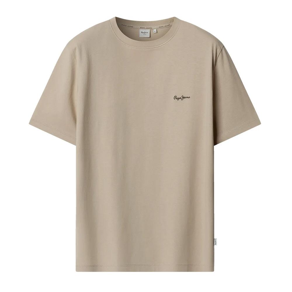 Men’s Beige T-shirt by Pepe Jeans – Contrast Connor affordable