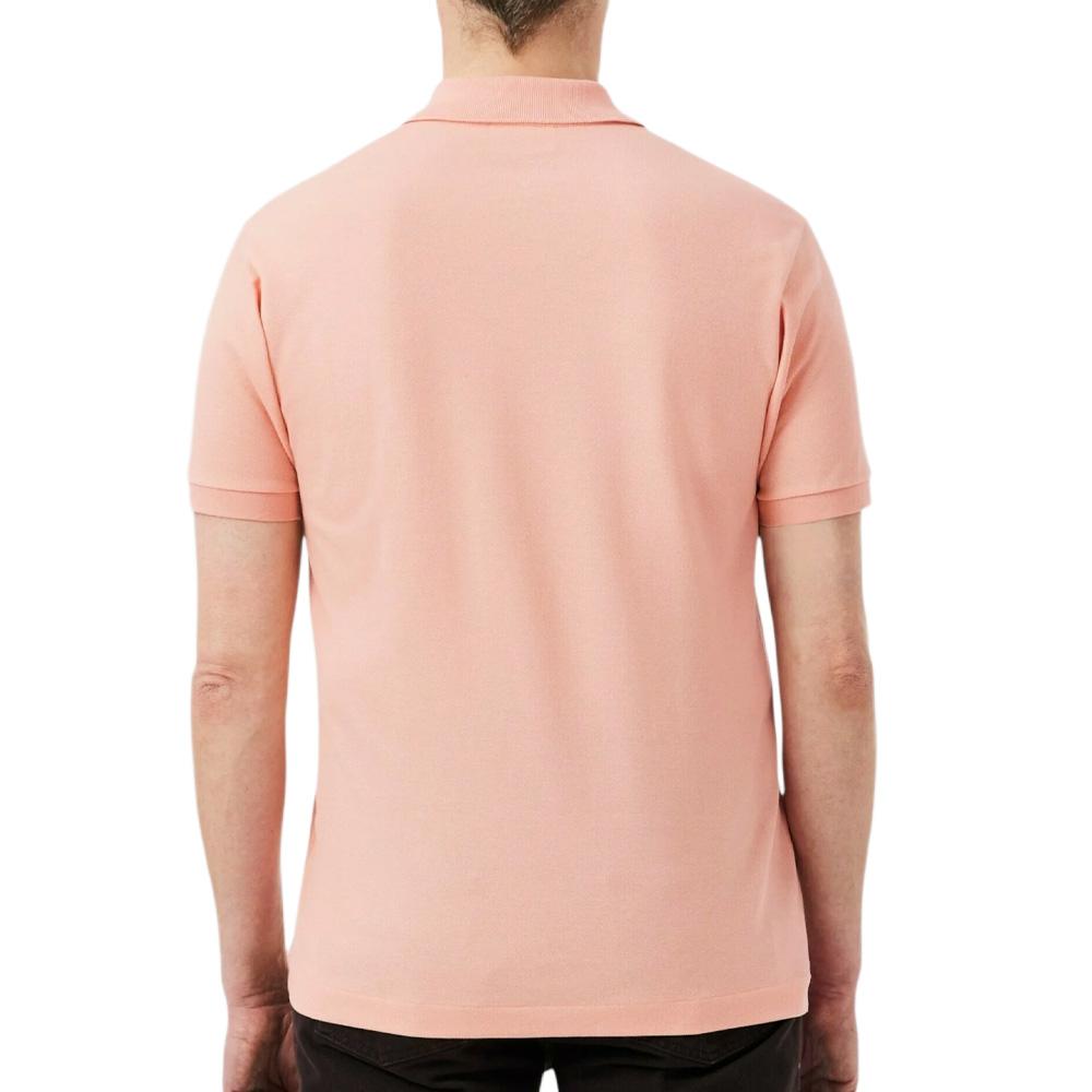 Polo Orange Homme Lacoste Slim Fit vue 2