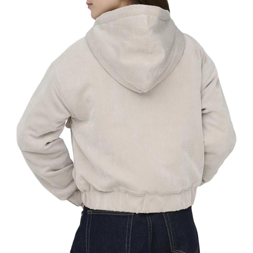 Beige Jacke Frau Only Suva Corduroy Ansicht 2