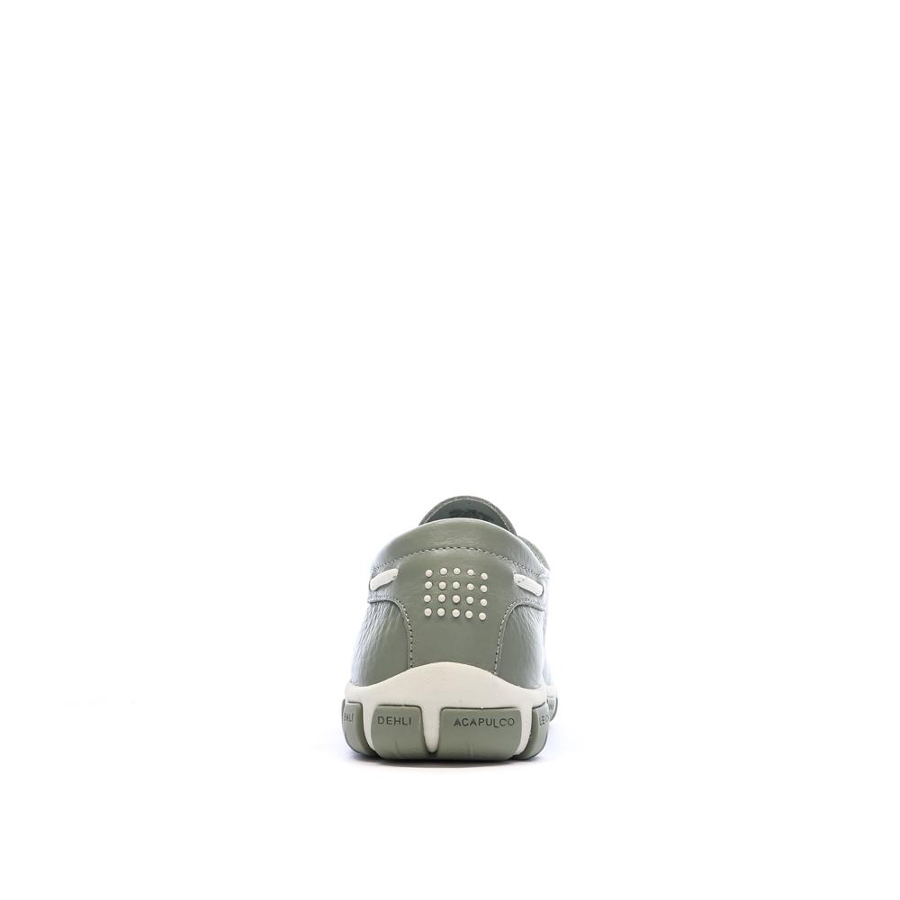 Baskets Verte Femme TBS Cruiser Python vue 3