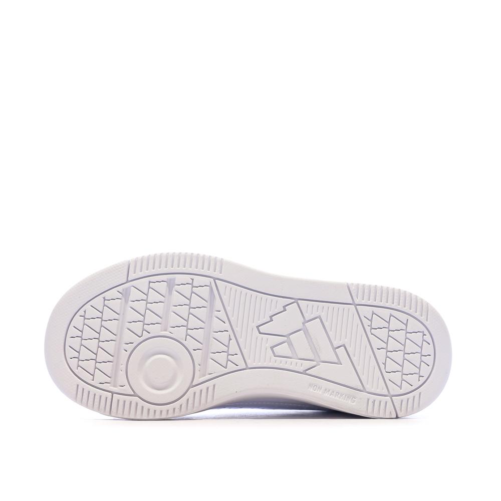 Zapatillas blancas/rosas para niño Adidas Tensaur ver 5
