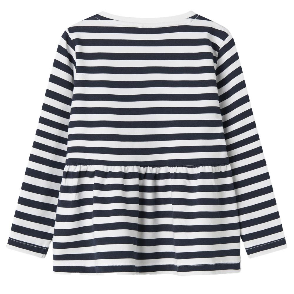 Blusa blanca/azulada para niña Name it Fliona ver 2