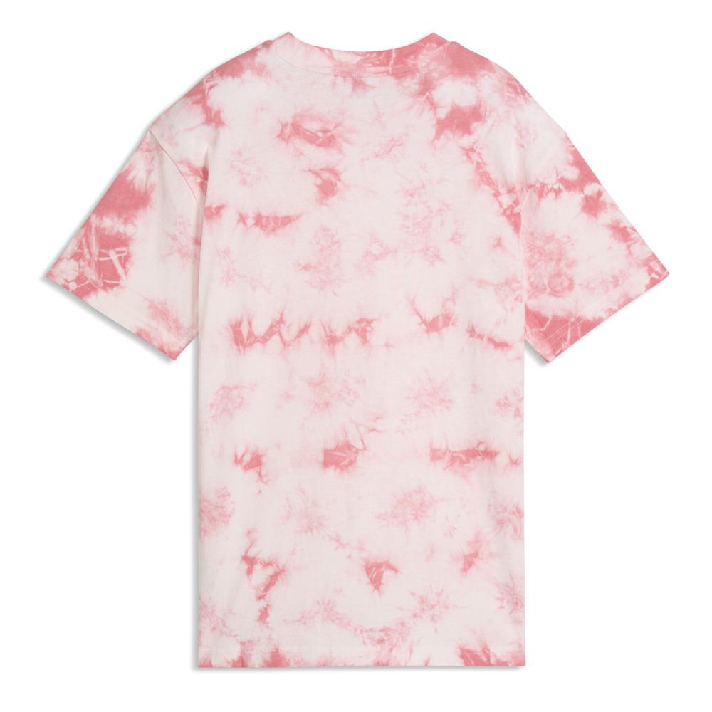 Puma Ess Elevated Relaxed Boys’ Pink/White T-Shirt Photo of the Espace des Marques %store% store - view of %key%