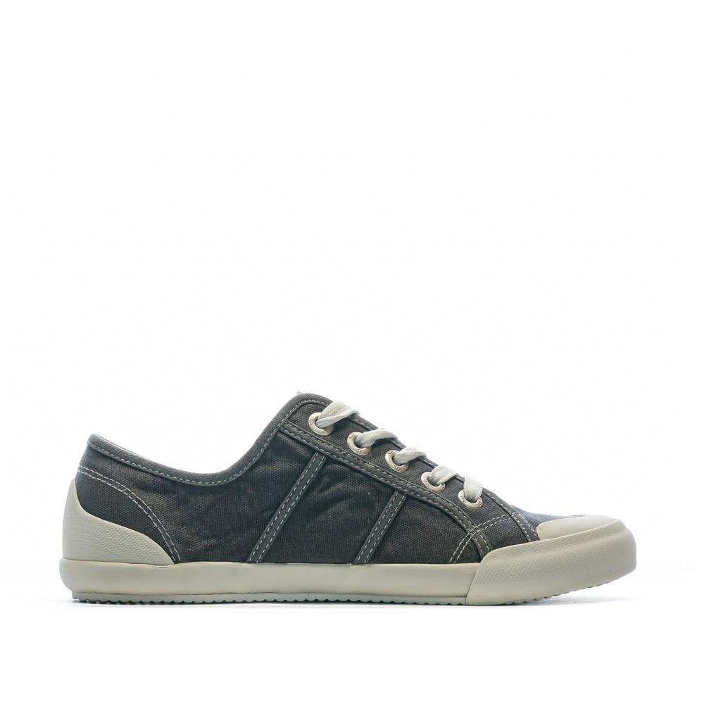 Graue Leinensneaker Frau TBS Opiace Ansicht 2