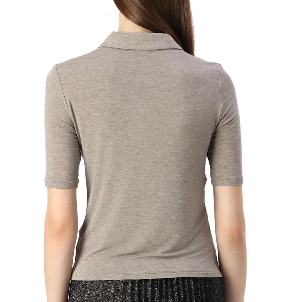 Women’s Grey Polo Shirt JDY Sanni 2/4 Photo of the Espace des Marques %store% store - view of %key%