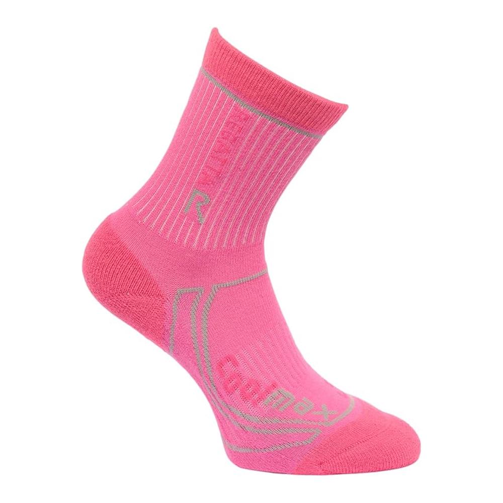 X1 pares de calcetines rosa Regatta, calcetines Coolmax barato