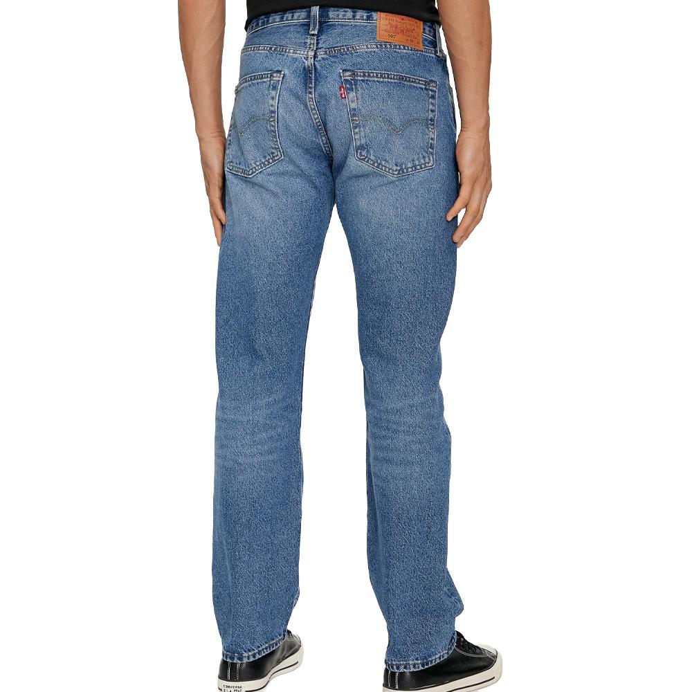 Jean 501 Original Bleu Basic Homme Levi's Original Fit vue 2