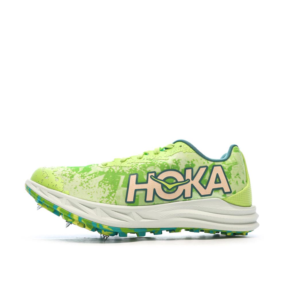 Chaussures d'athlétisme Vertes Homme Hoka Crescendo pas cher