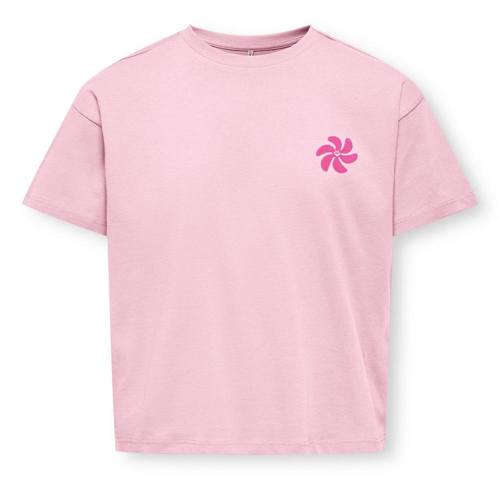 Pink Girl's T-shirt Kids Only Sun-veras Flower affordable