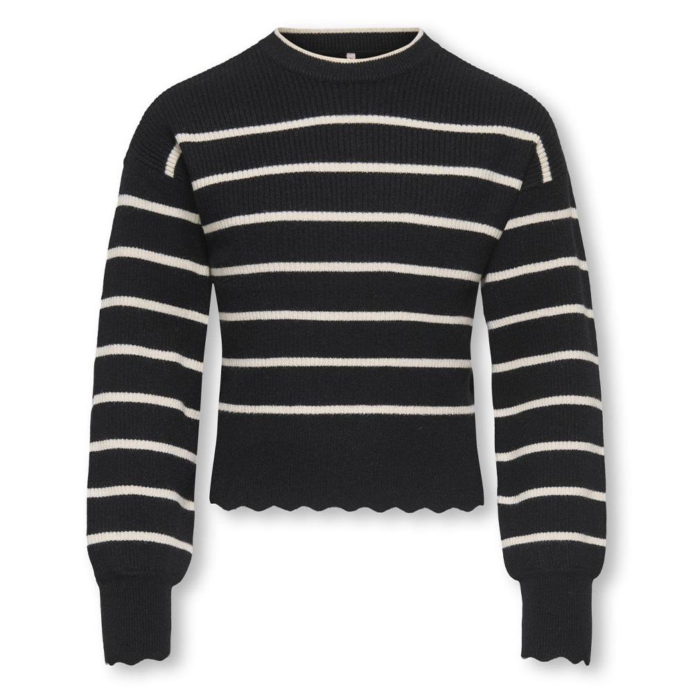 Girl's Black/White Sweater Kids ONLY Kogibi affordable