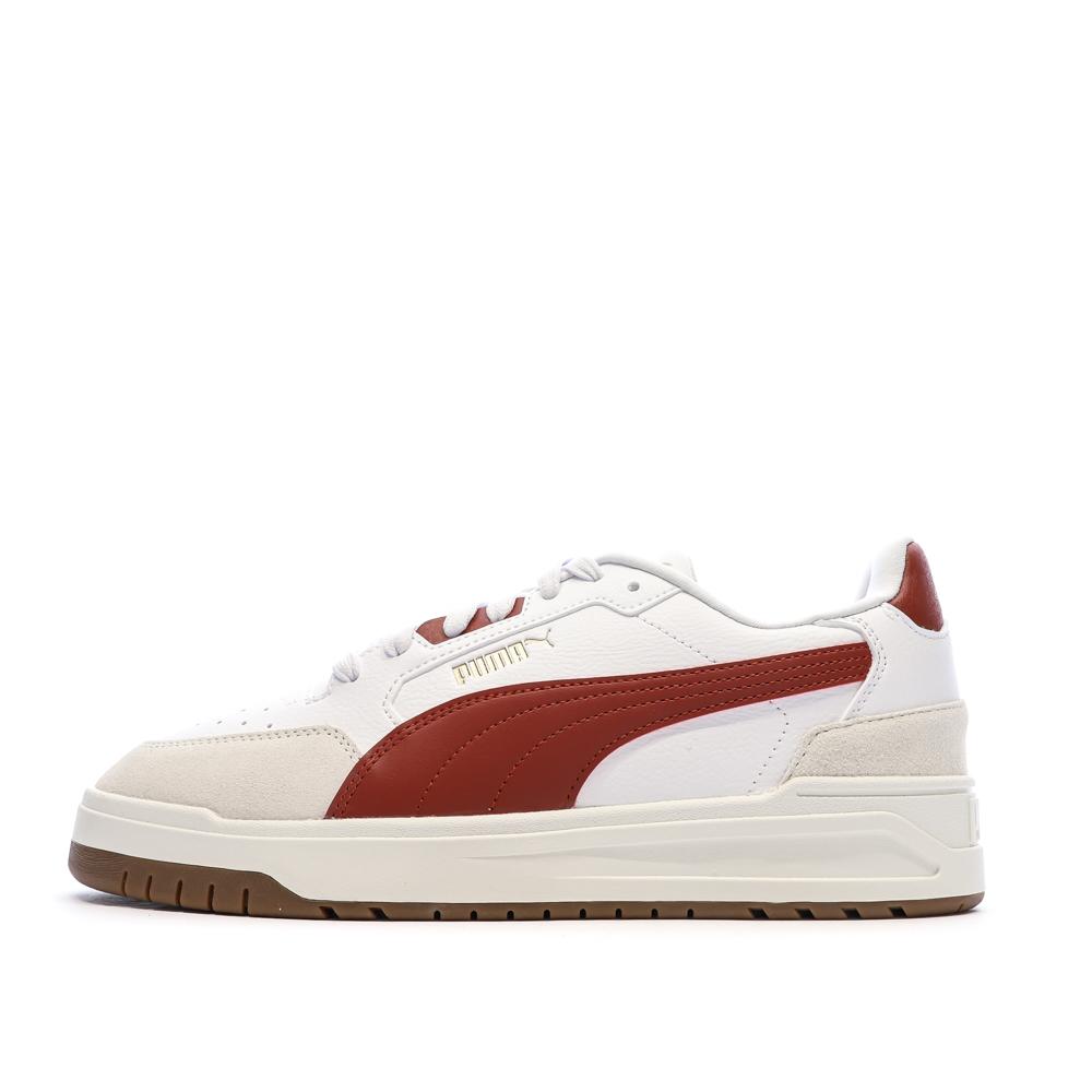 Weiß/rote Herren-Sneaker Puma Shuffle Downtown günstig