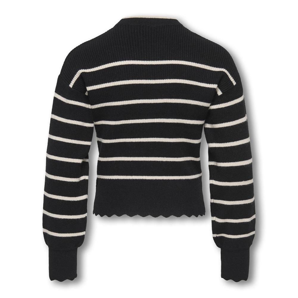 Girl's Black/White Sweater Kids ONLY Kogibi Photo of the Espace des Marques %store% store - view of %key%