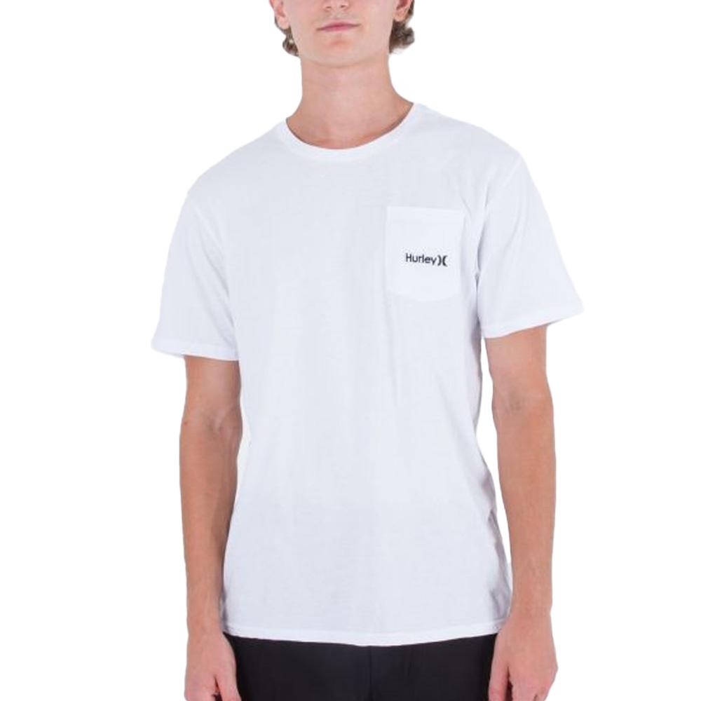 Hurley Oao Men's White T-Shirt Photo of the Espace des Marques %store% store - view of %key%