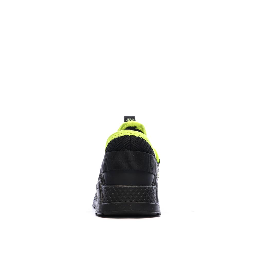 Baskets Noir/Jaune Garçon Kaporal Dofini vue 3