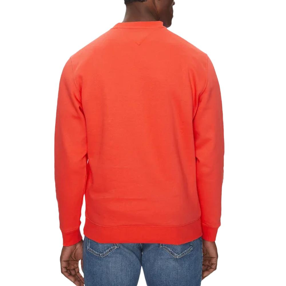 Sweatshirt Orange Herren Tommy Hilfiger Reg Flag Crew Ansicht 2